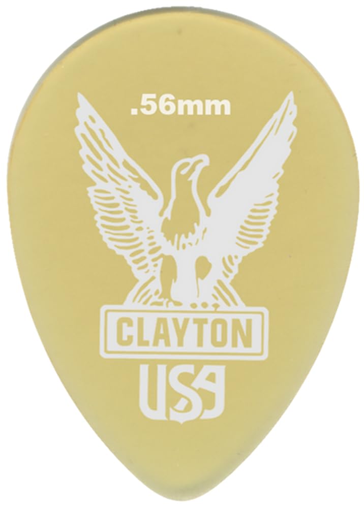 Clayton Ultem Guitar Picks (Select from gauges .38mm - 1.20mm)