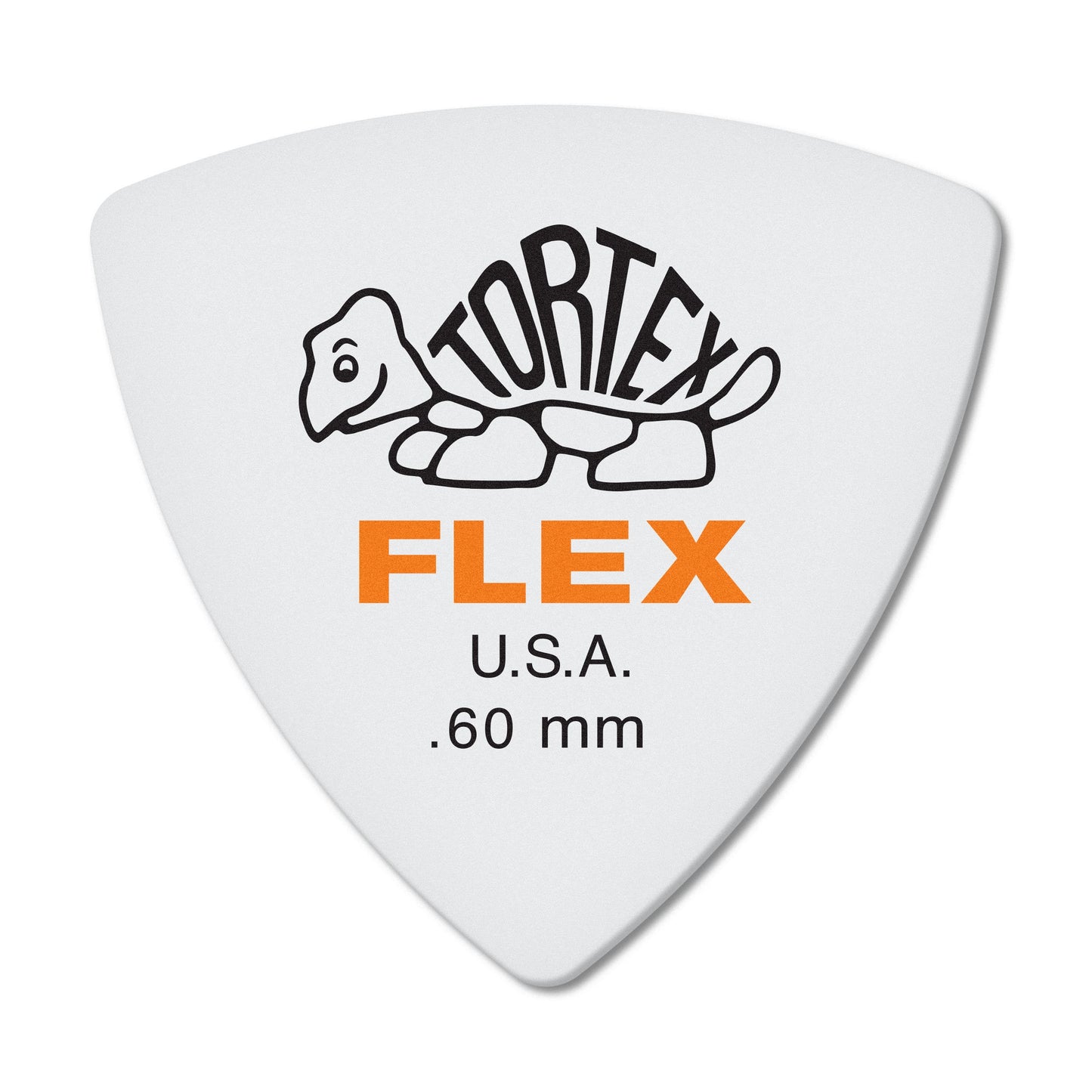 Jim Dunlop Tortex® Flex™ Triangle Pick .60MM - 6 Pack