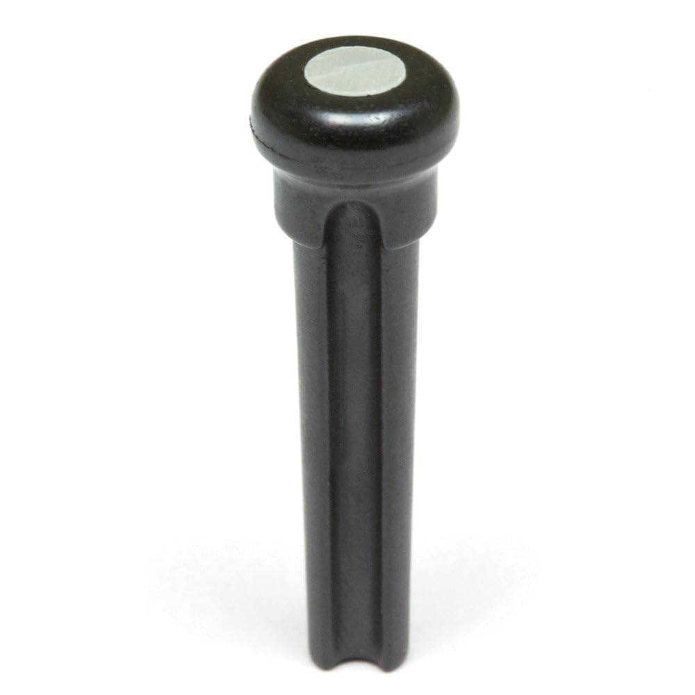 Graph Tech PP-2044-00 TUSQ Bridge Pin Black Mother of Pearl Dot Presentation Type