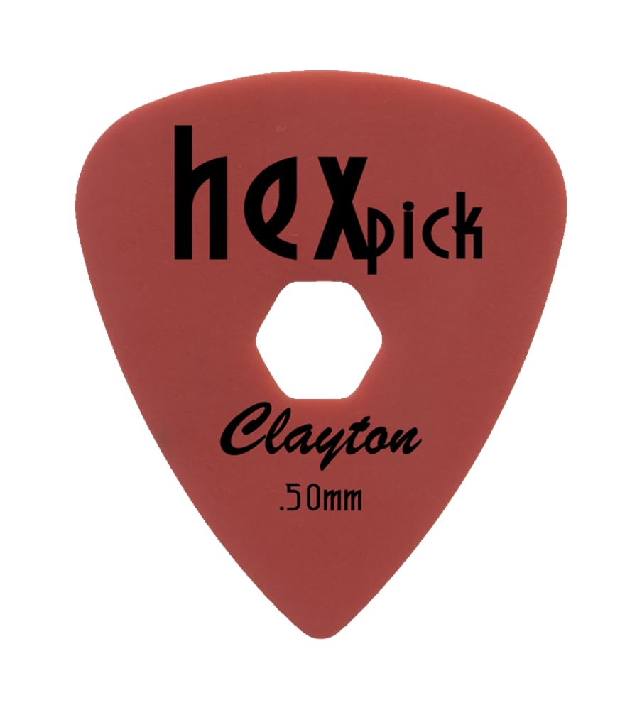 Clayton Picks HX50/12 HexPicks Guitar Picks