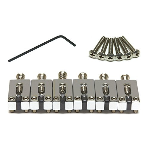 PG-8000-FC : String Saver Classics Strat & Tele Style Saddles 2 3/16" String Spacing - Chrome