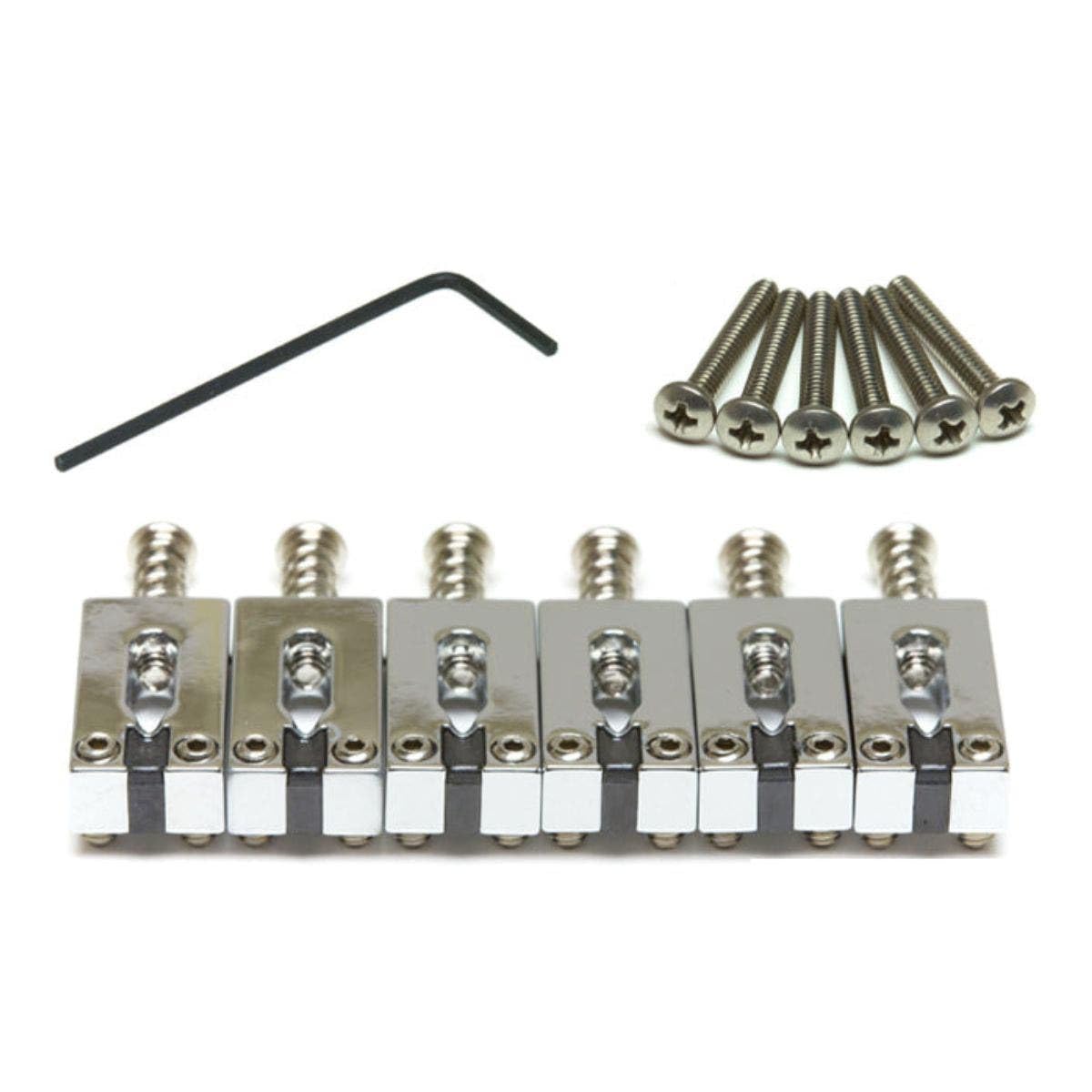 String Saver by Graph Tech Classics Strat & Tele Style 2 1/16" Chrome (6 Pcs) PG-8000-0C