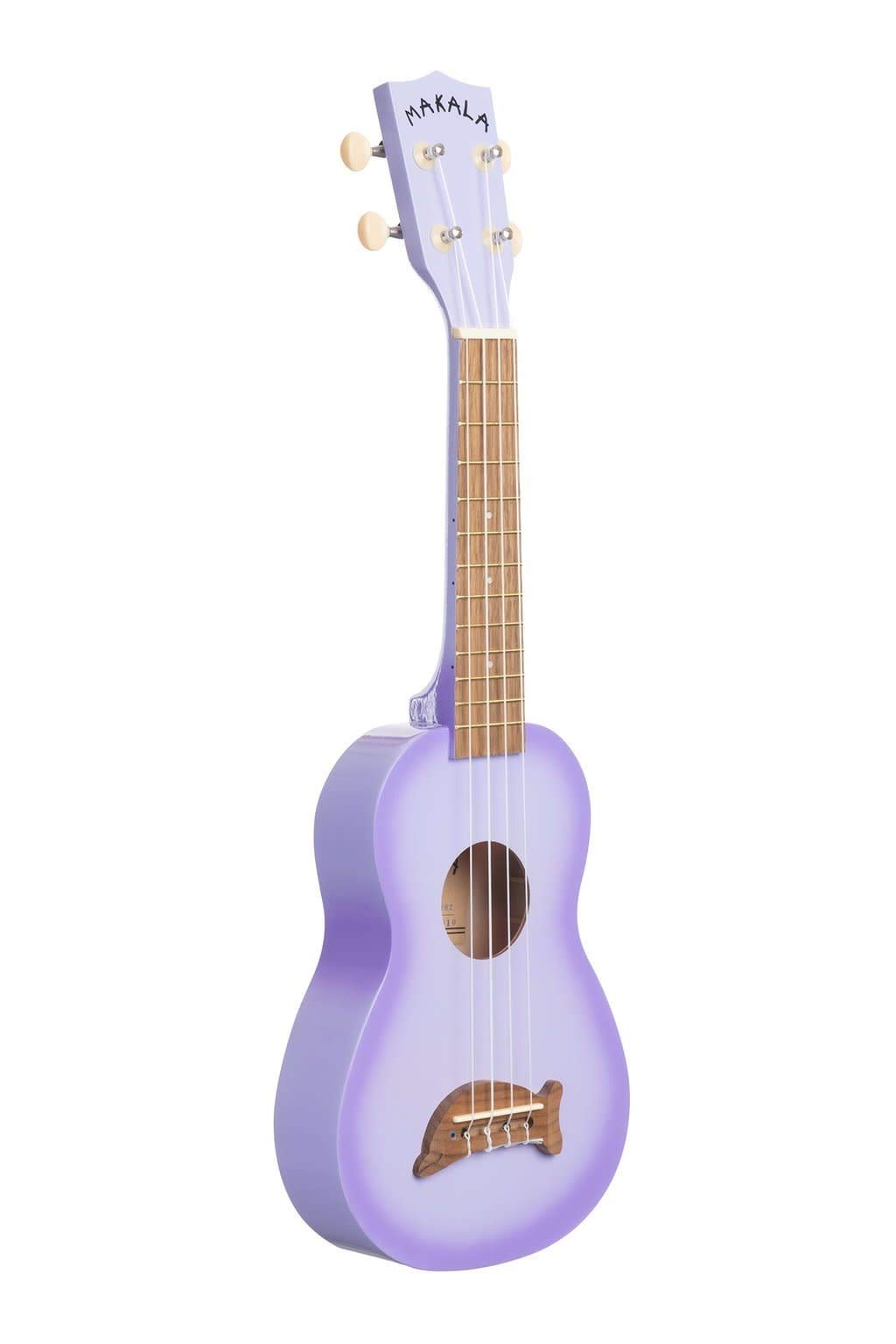 Kala MK-SD/PLBURST MaKala Dolphin Bridge Soprano Ukulele - Purple Burst