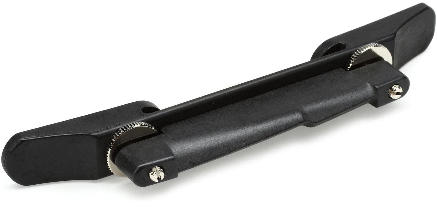 PS-7551-N0, Archtop Jazz Bridge, Standard Profile with Nickel Screw Finish