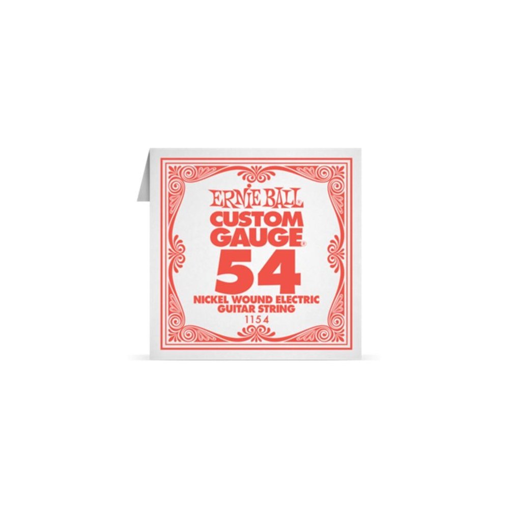 Ernie Ball Guitar Strings (EB 1154 .054 NICKEL WOUND SINGLE)