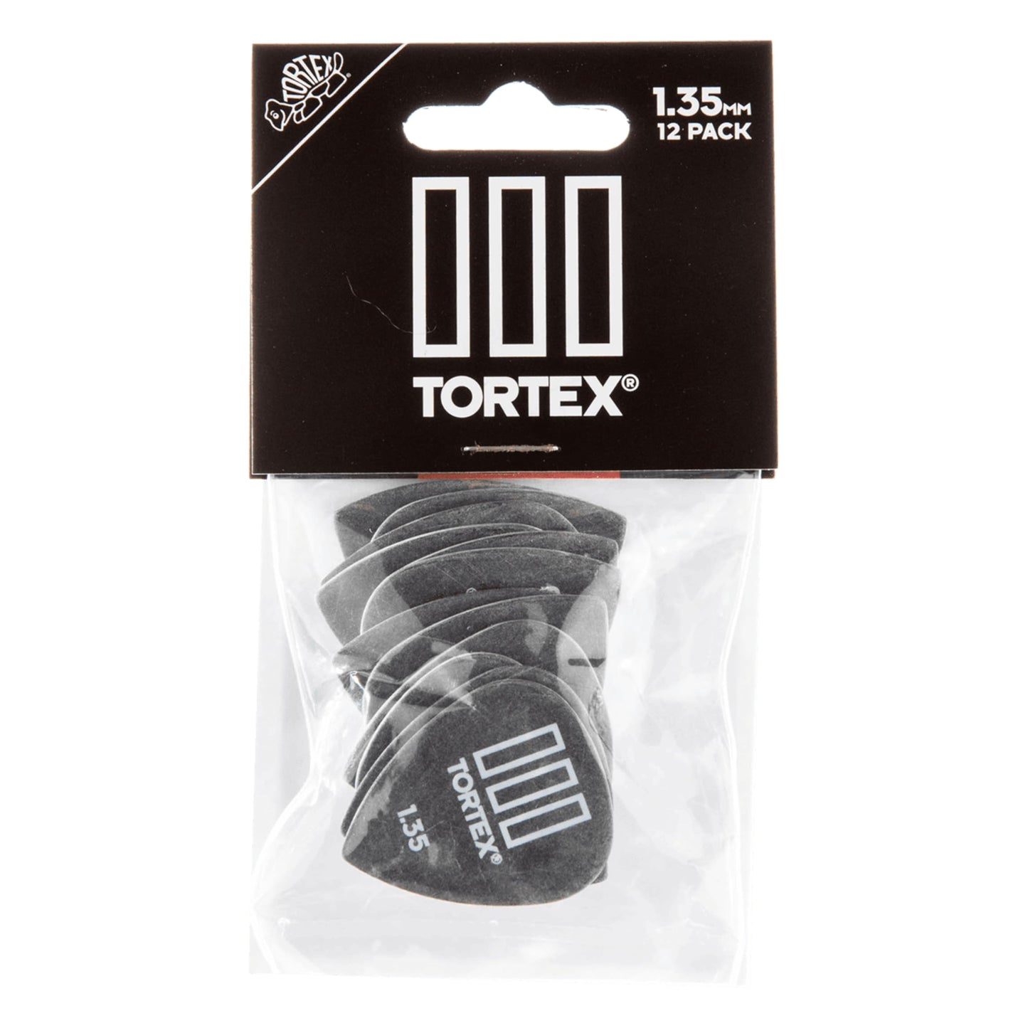 Dunlop 462P1.35 Tortex III 12 Pack 1.35mm