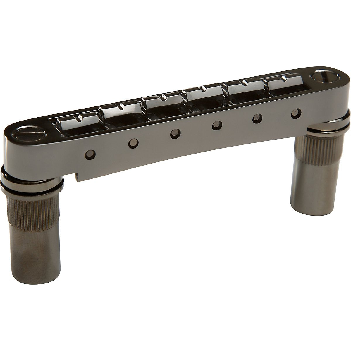 Graph Tech ResoMax NV1 PM-8863-BN Tune-O-Matic Bridge 6mm Post, Black Nickel