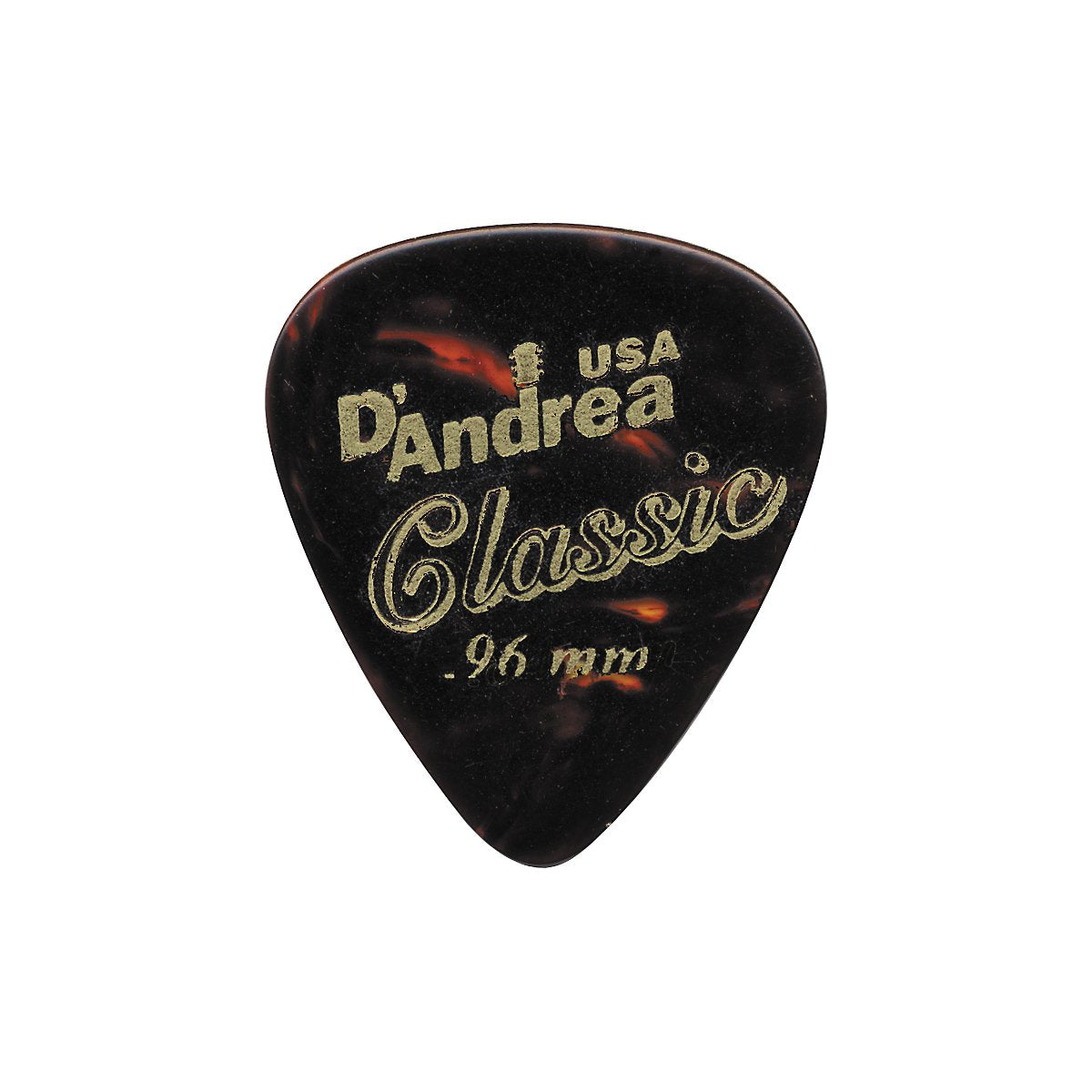 D'Andrea TG351 1.21XH Celluloid Guitar Picks, 12-Piece, Shell, Extra Heavy