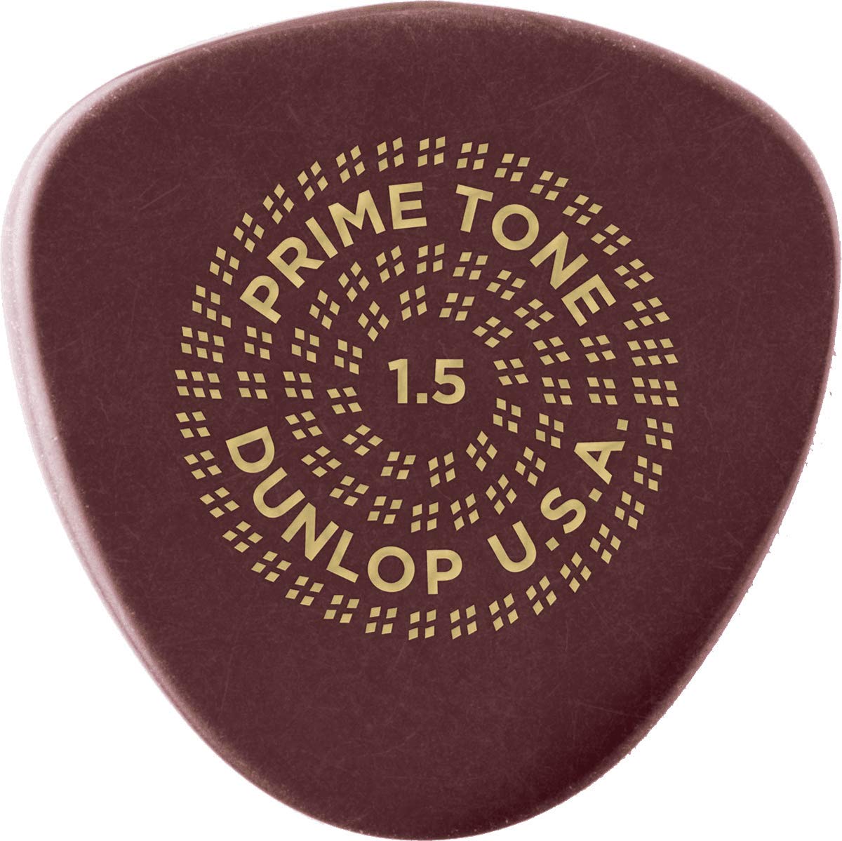 Jim Dunlop Primetone® Semi Round Smooth Pick 1.5MM - 3 Pack