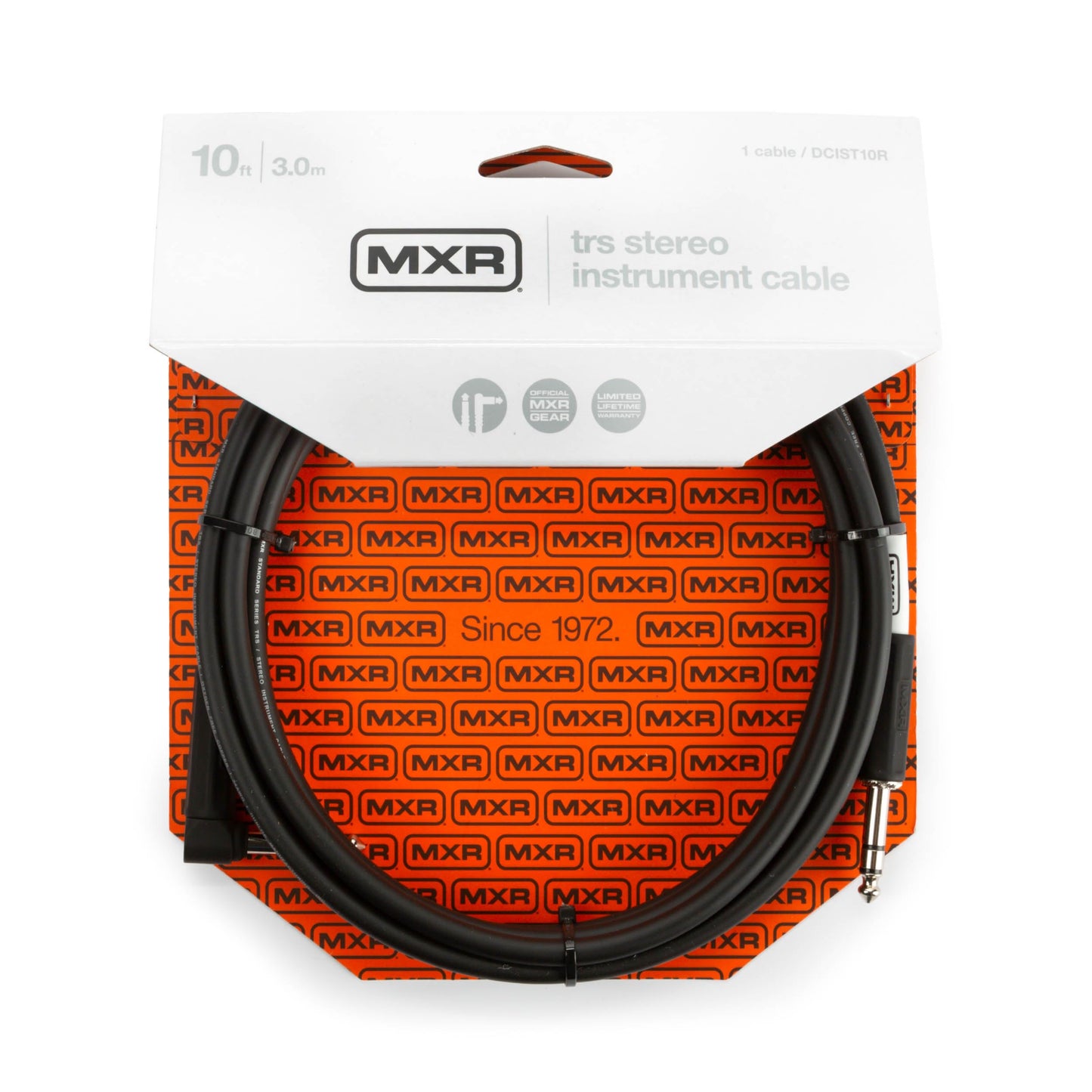 JIM DUNLOP MXR 10 FT TRS Stereo Cable-Right/Straight (DCIST10R)