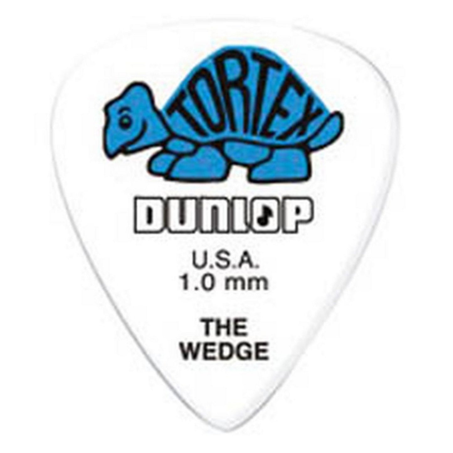 Dunlop 424R1.0 Tortex Wedge Blue Picks 72 Pack