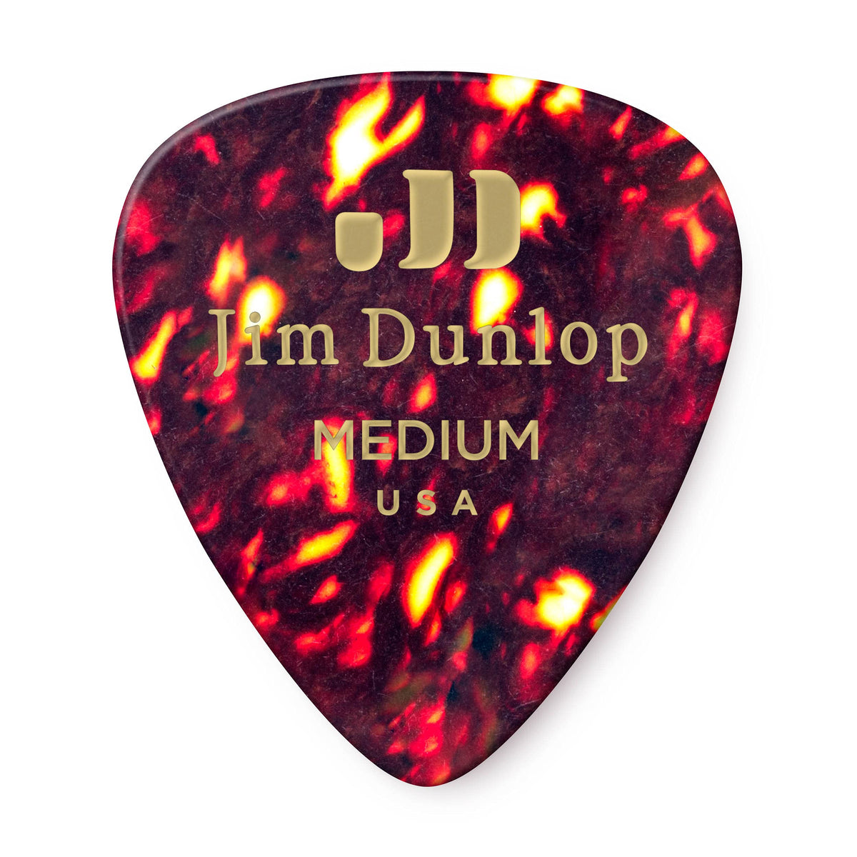 Jim Dunlop Celluloid Shell Pick Medium - 12 Pack
