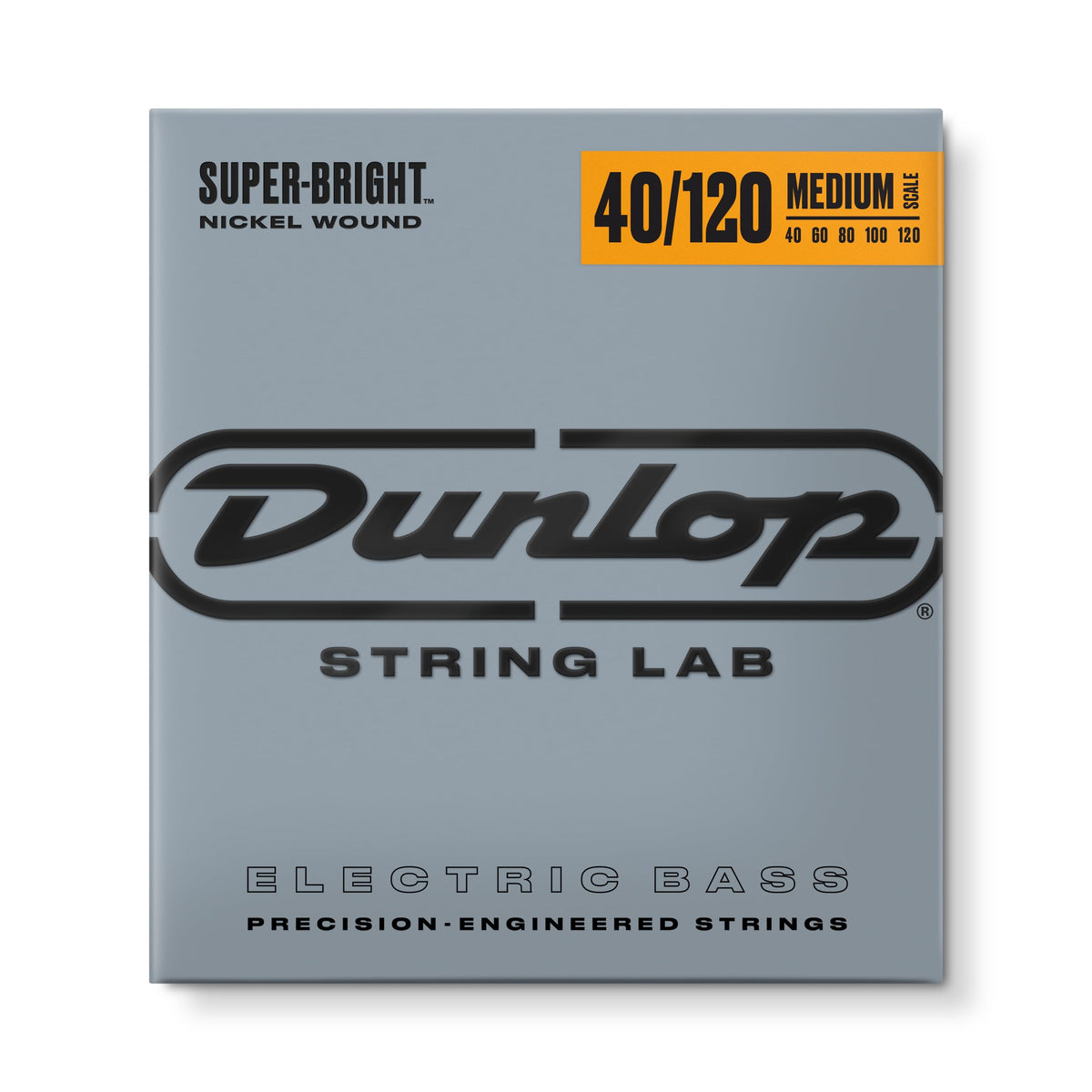 Jim Dunlop Super Bright Nickel Wound Medium Scale Bass Strings 40-120 | 5-String