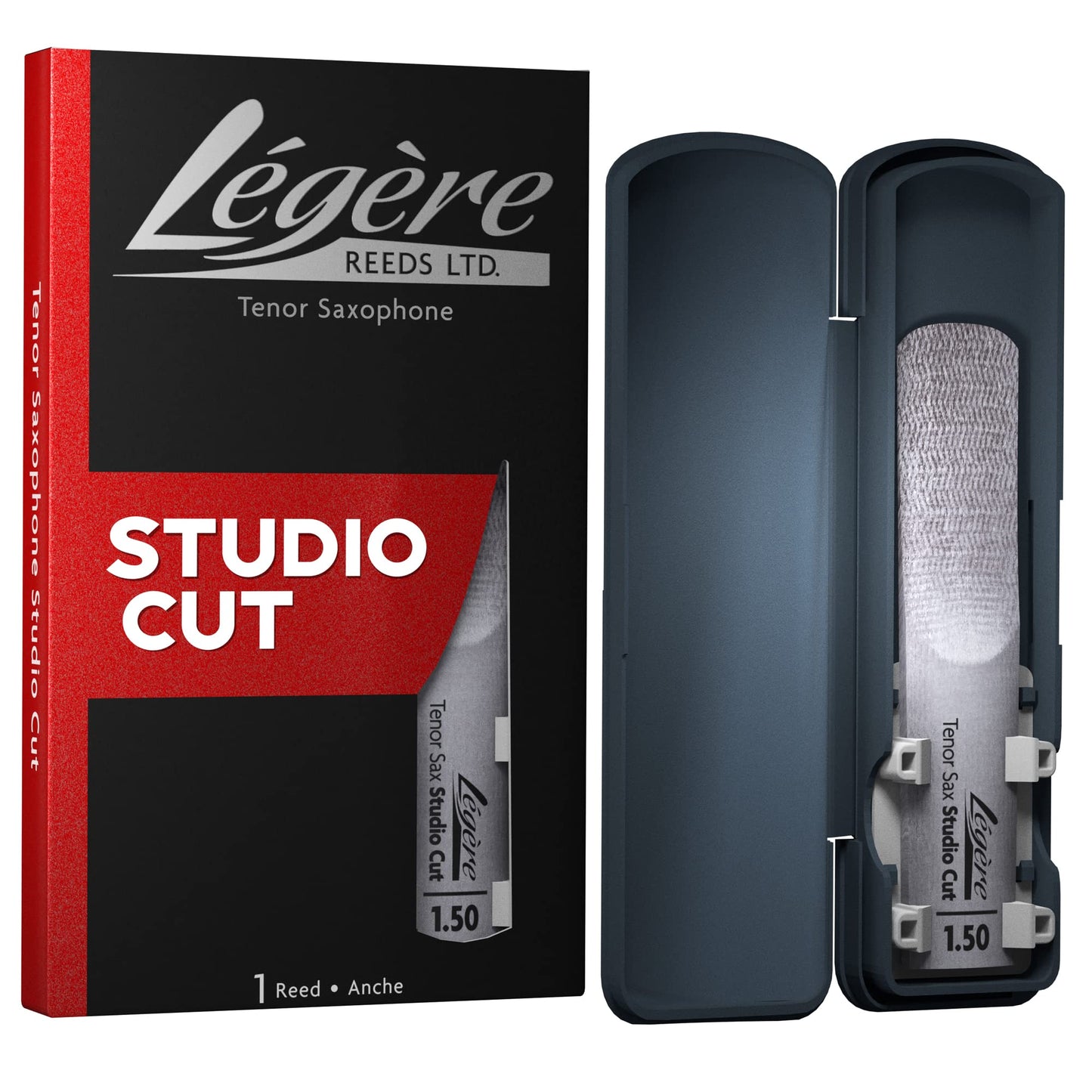Légère Reeds - Tenor Saxophone Reed, Studio Cut, Strength 1.50 (TSS1.50) - Premium Synthetic Woodwind Reed