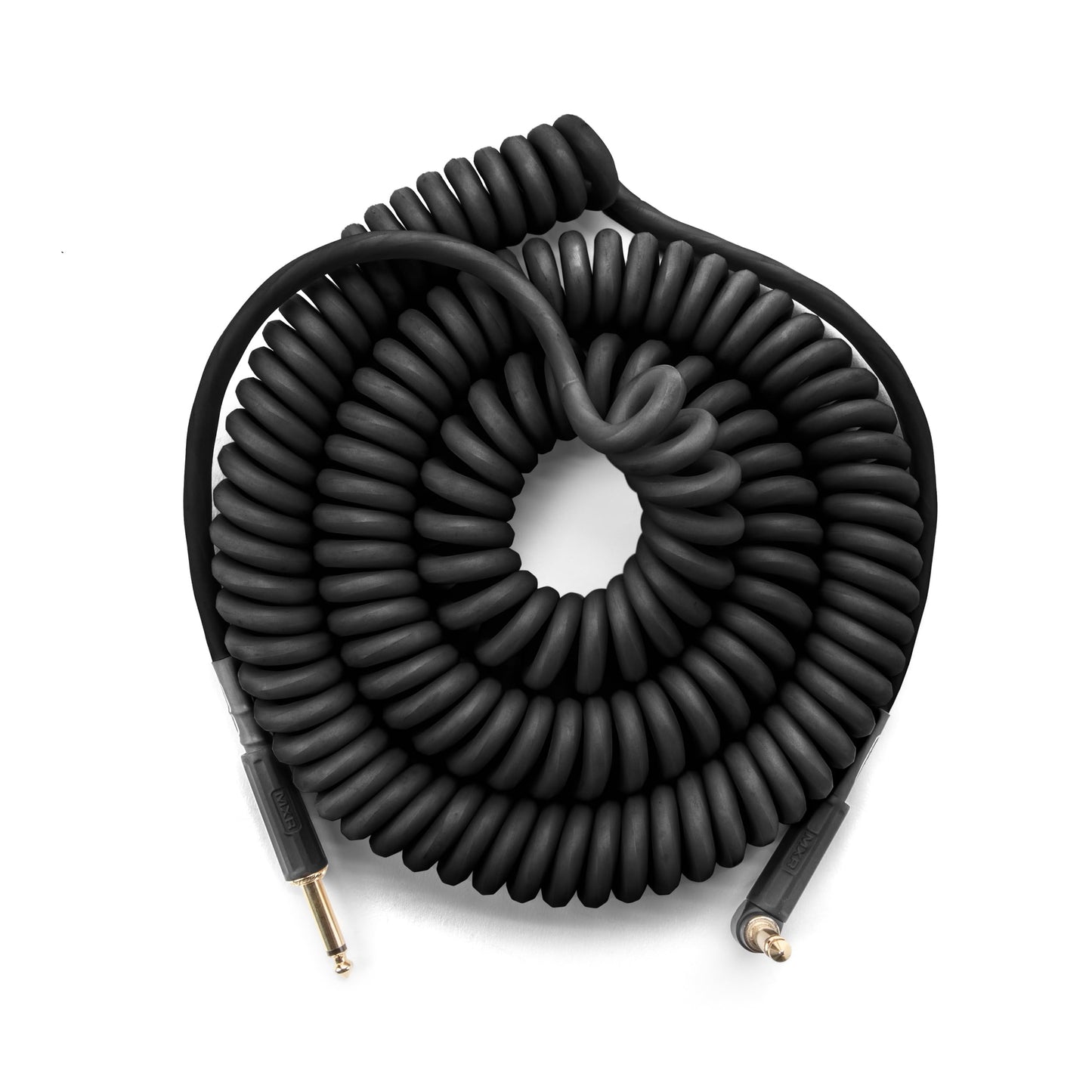 MXR® 30 ft Coil Cable Black Right/Straight
