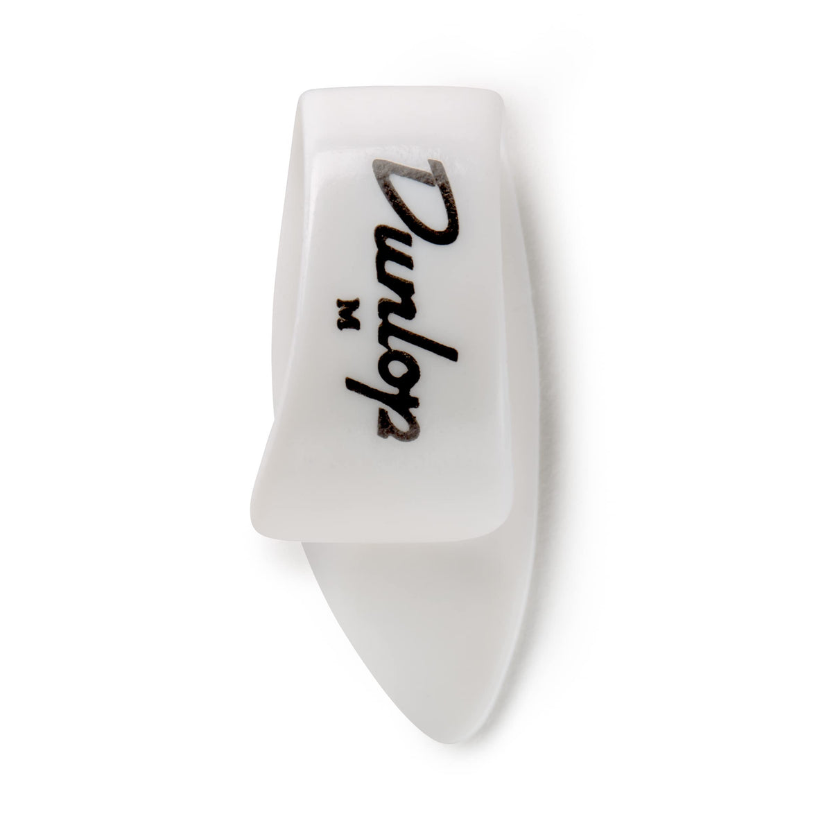 Dunlop White Thumbpick Medium Left - 12 Pack