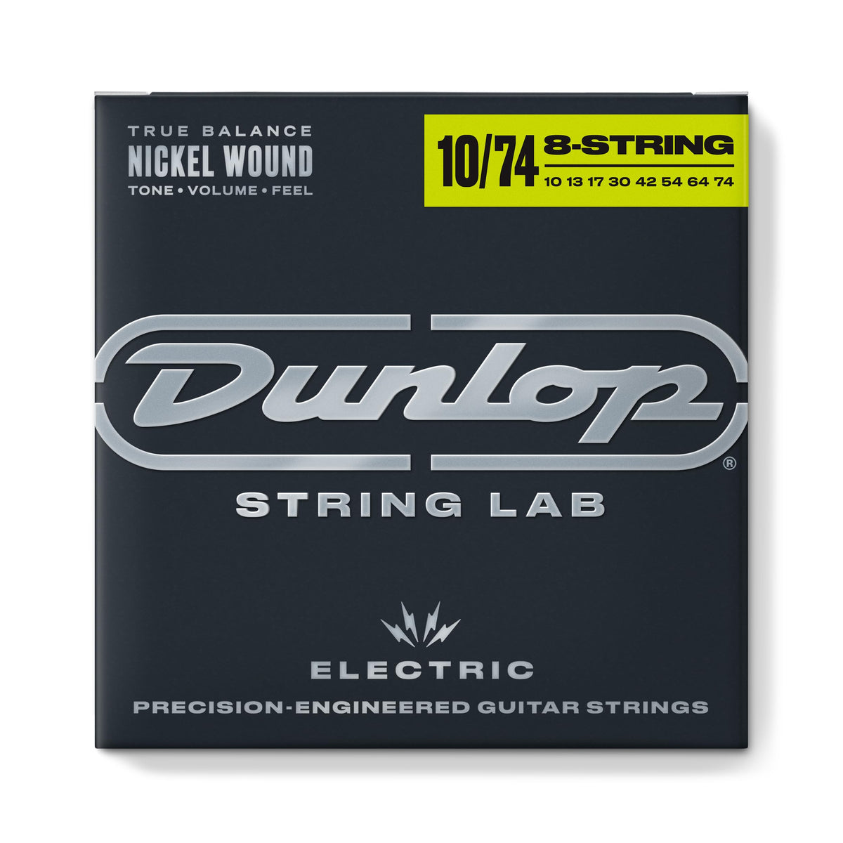 Jim Dunlop Nickel Wound Electric Guitar Strings 10-74 | 8-String
