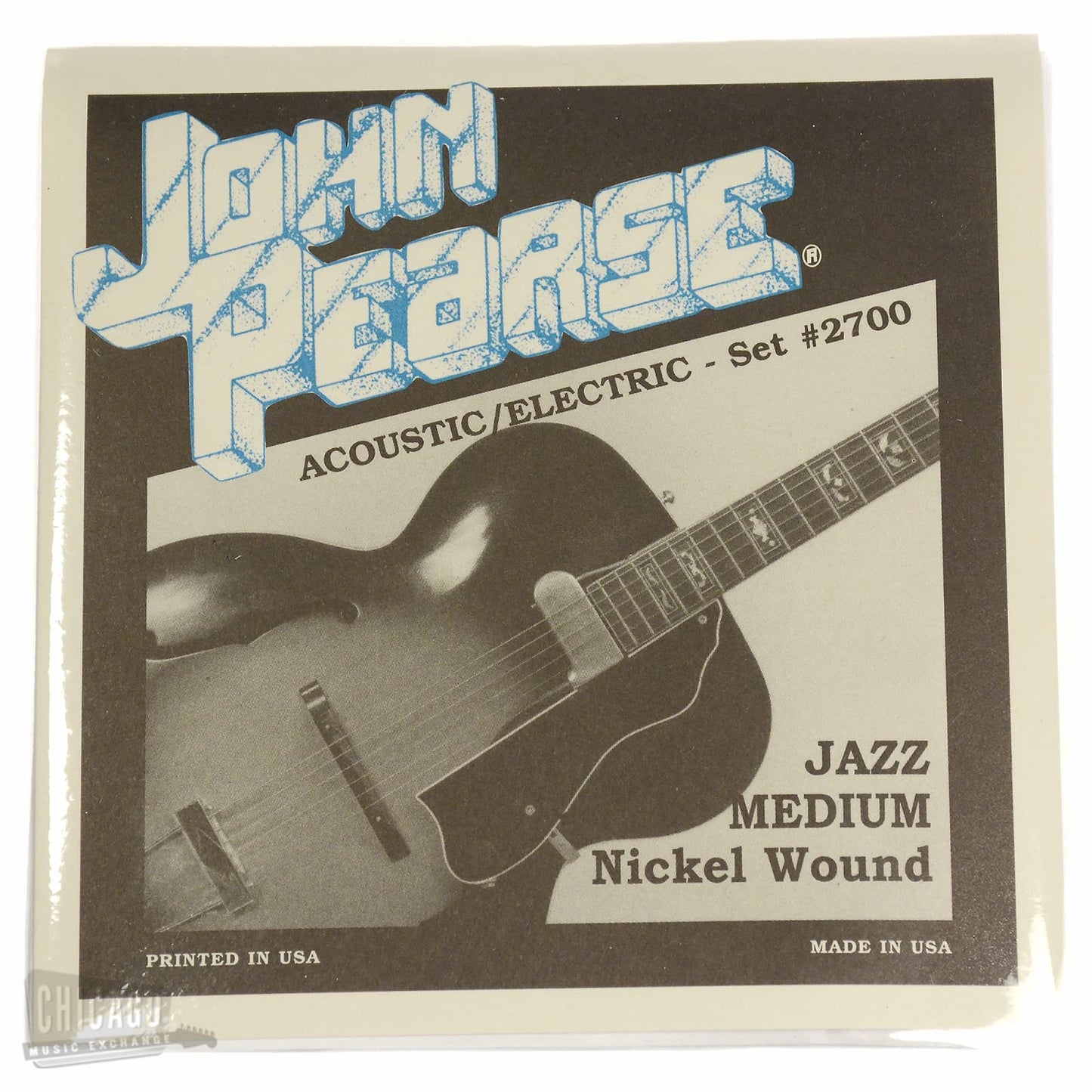 John Pearse Electric Strings Nickel Wound Jazz Medium 12-52