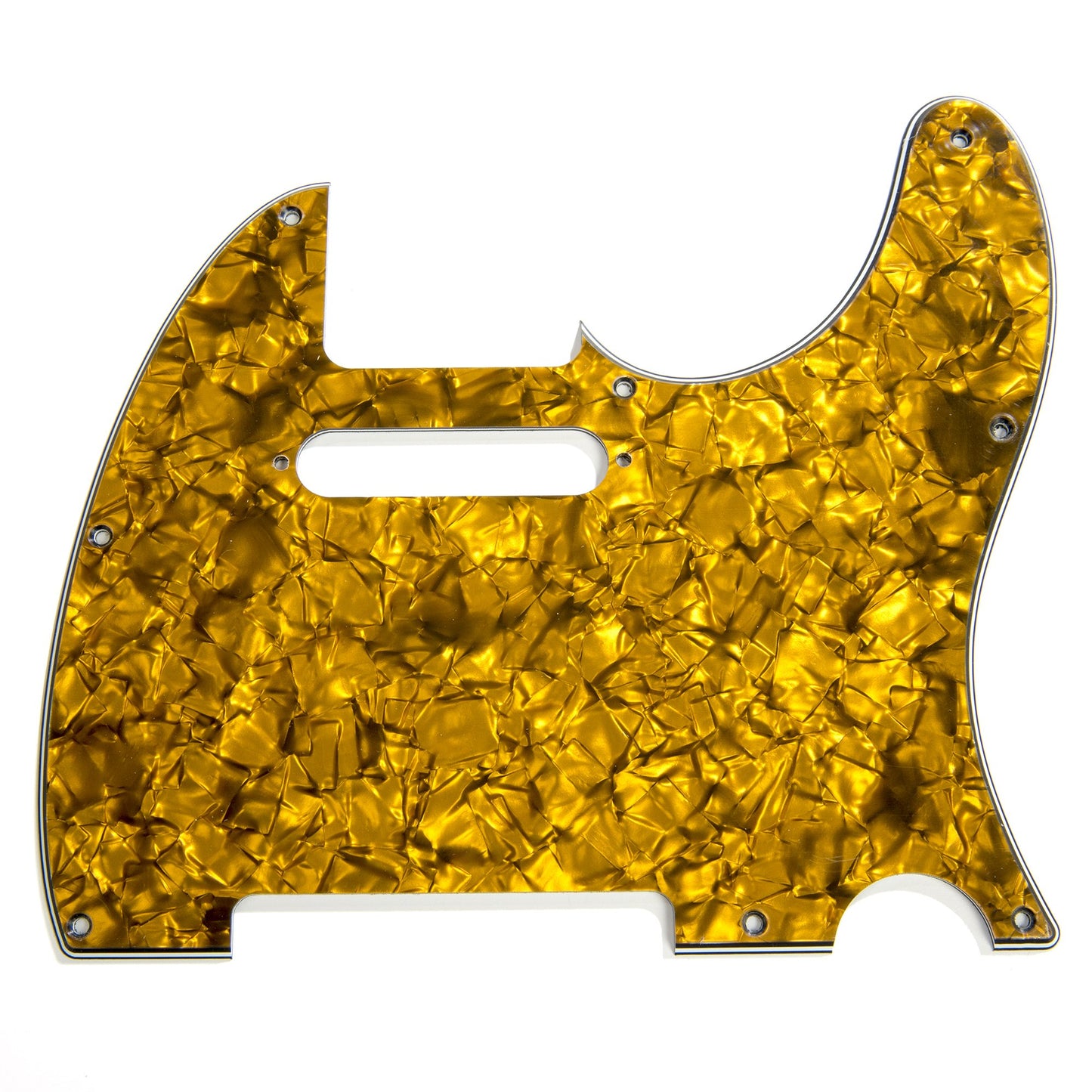 D'Andrea Pro Tele Guitar Pickguard, Gold Pearl