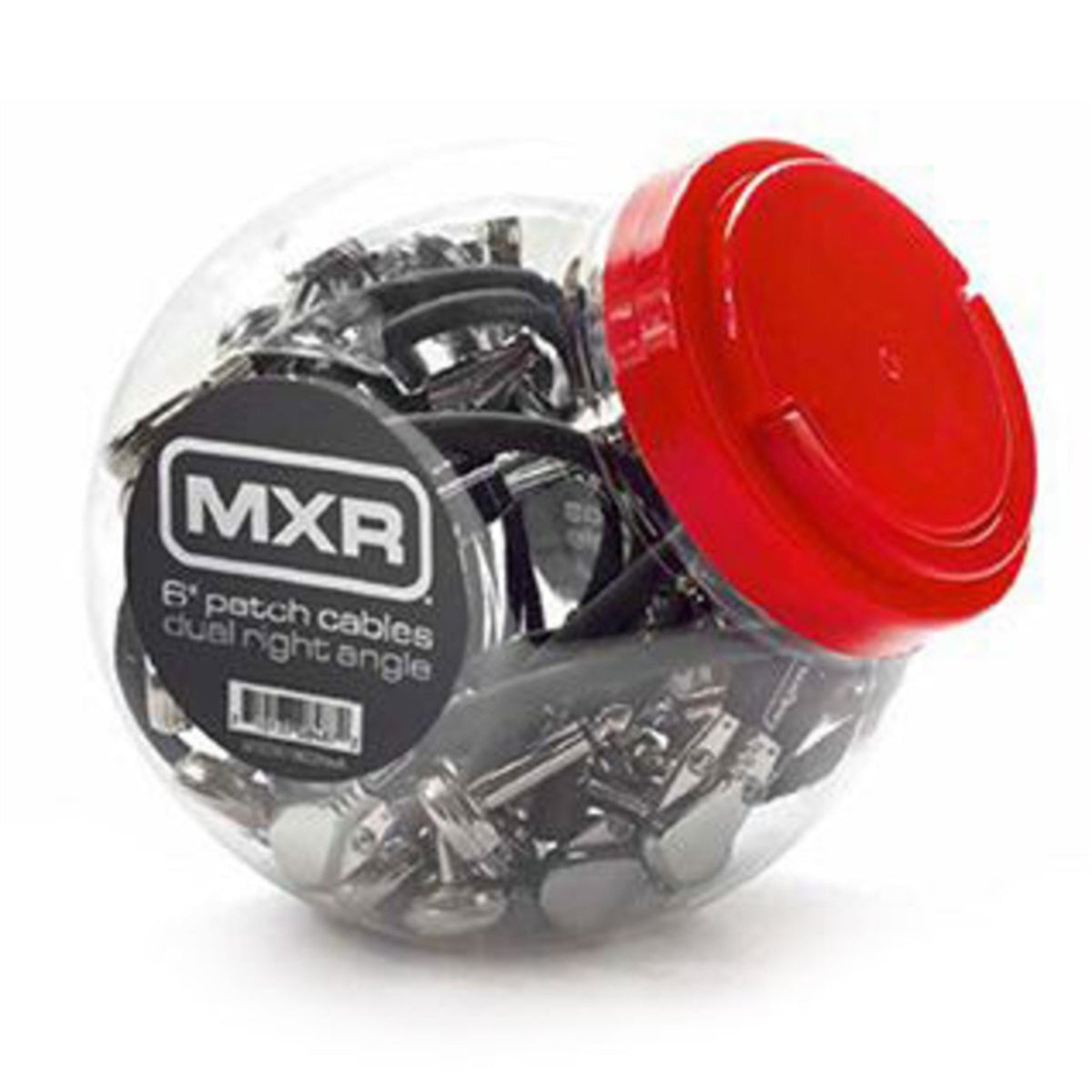 MXR Patch Cable Display Jar 6 in|15 cm - 20 Count (DCP06J)