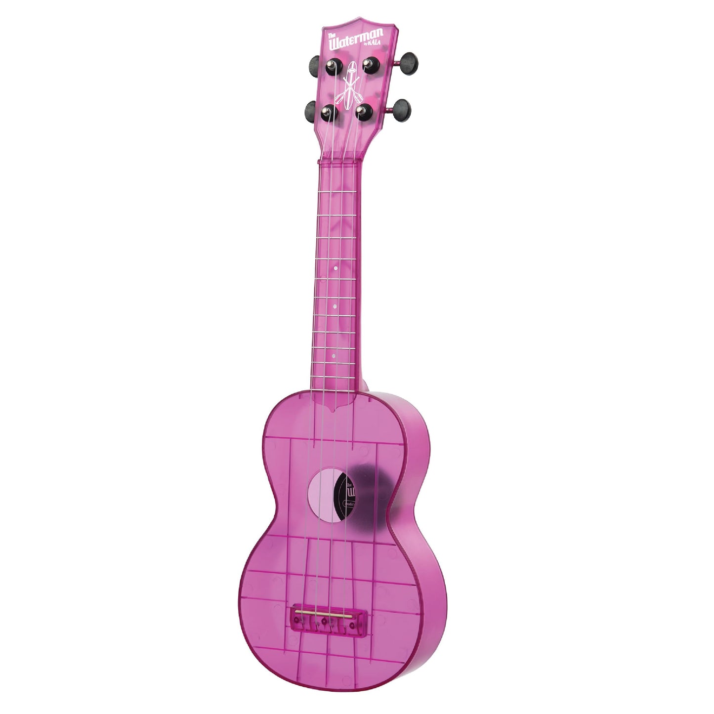 Kala Ukulele Amethyst Purple 4 String Soprano Ukulele from the Waterman Sea Glass Collection, Classroom Instruments for Kids Ages 3-5 and Adults