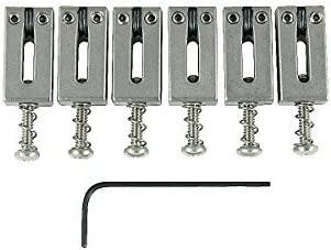 Graph Tech String Saver Classics Strat & Tele 2-1/16" Spacing Brushed Steel