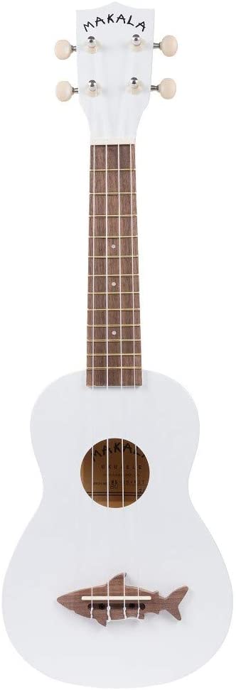 Makala Shark Soprano Ukulele (White)