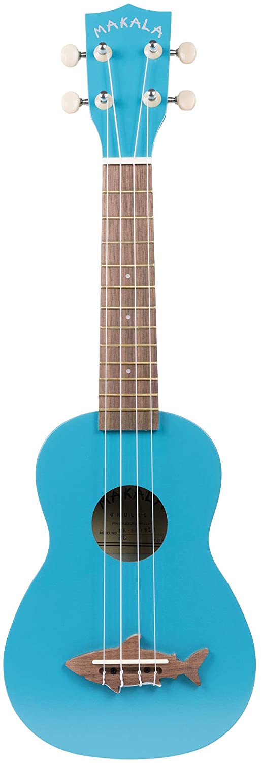 Mako Blue Shark Soprano Ukulele by Kala