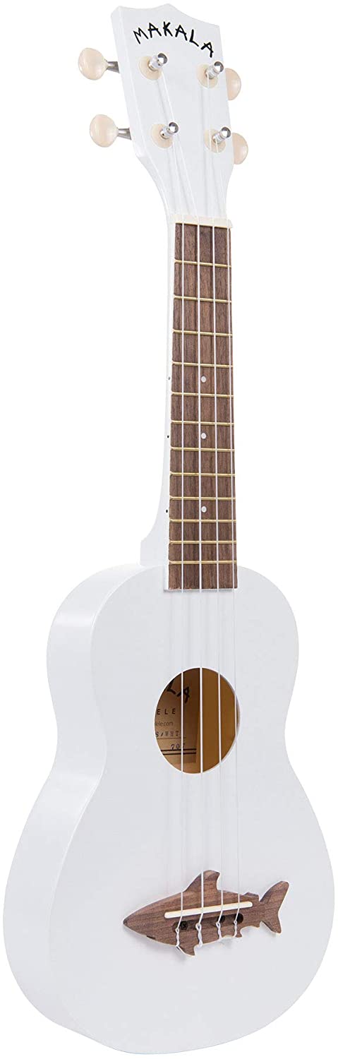 Makala Shark Soprano Ukulele (White)