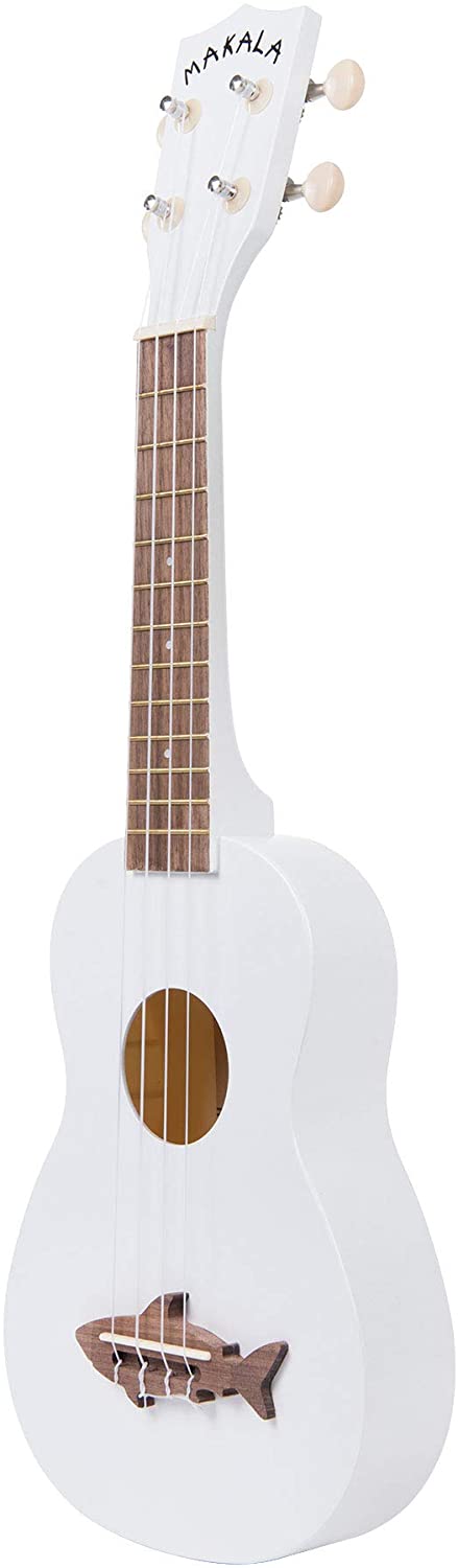 Makala Shark Soprano Ukulele (White)
