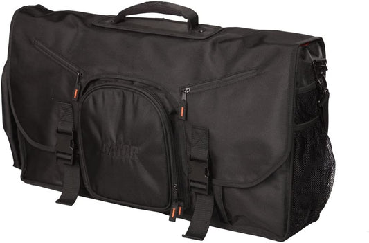 Gator Cases Club Series DJ Controller Messenger Bag with Bright Orange Interior; Fits Large Controllers - 25" (G-CLUB CONTROL 25)