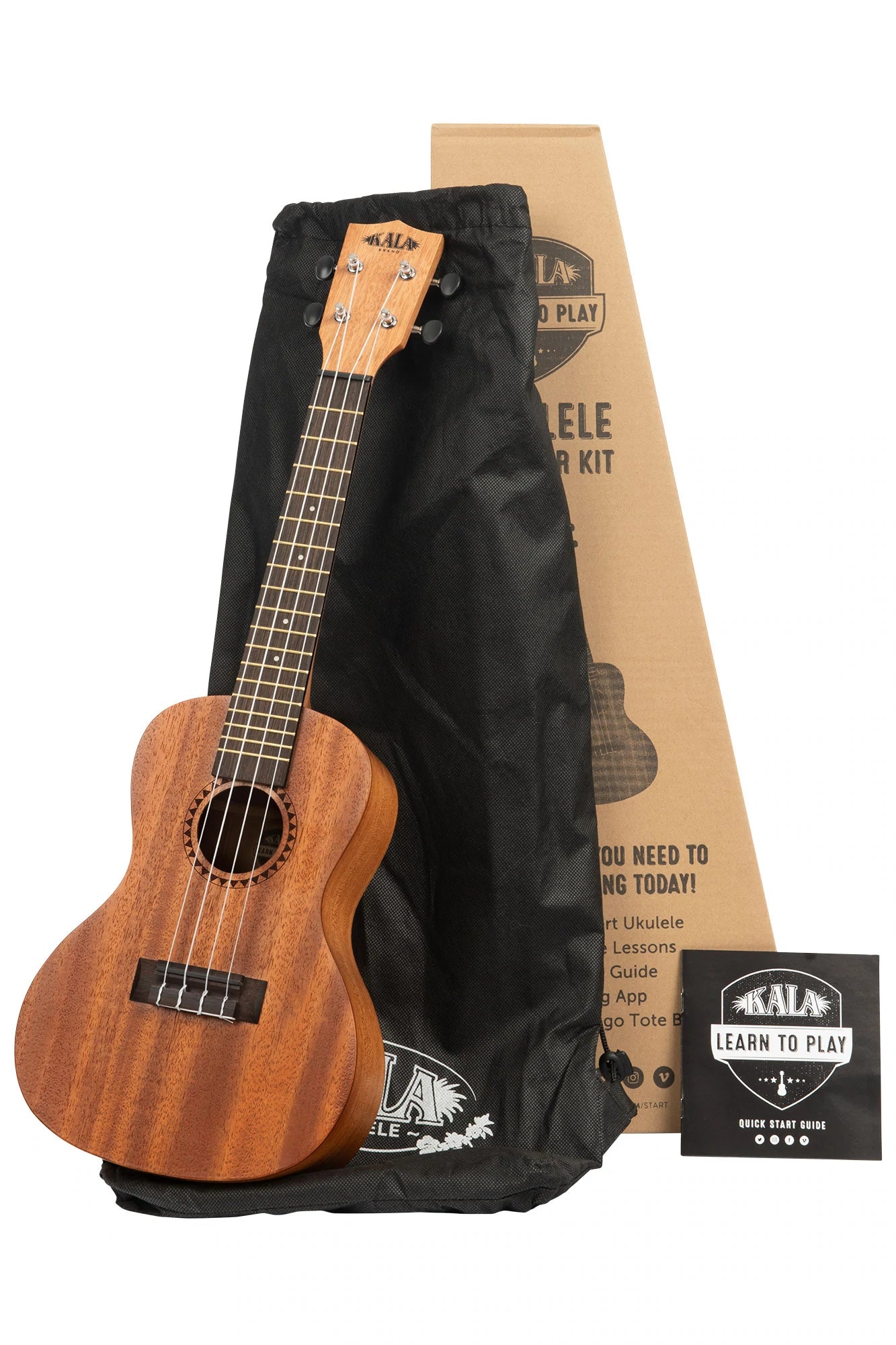 Kala Learn To Play Ukulele Concert Starter Kit