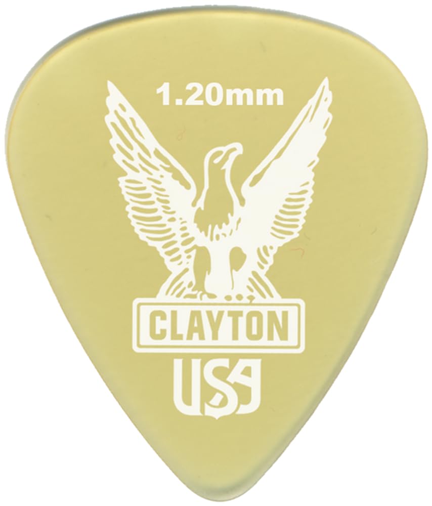 Clayton Picks Ultem Guitar Picks (Select from gauges .38mm - 1.20mm) (US120)
