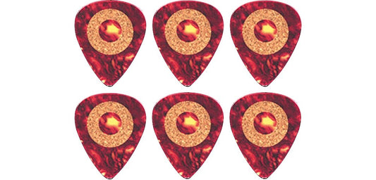 Clayton Cork Grip Standard Guitar Pick 6 Pack .50 mm