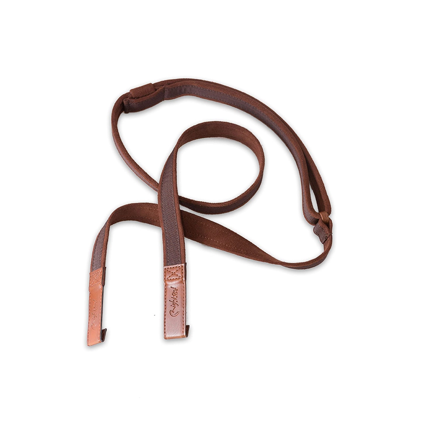 RightOn! CLASSICAL Classical-Dual-hook Brown Guitar Strap