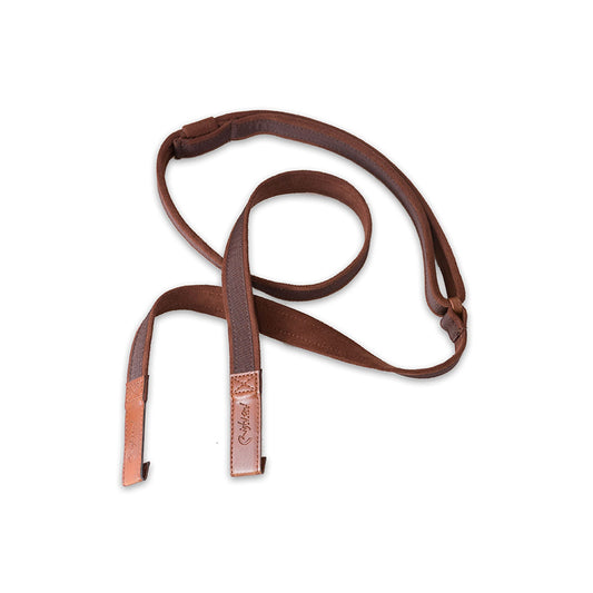 RightOn! CLASSICAL Classical-Dual-hook Brown Guitar Strap