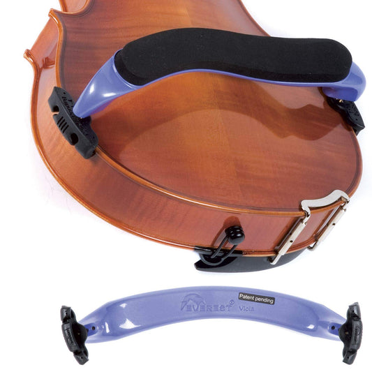 Everest ESVAPU ES Series 15"-16.5" Viola Adjustable Shoulder Rest - Purple