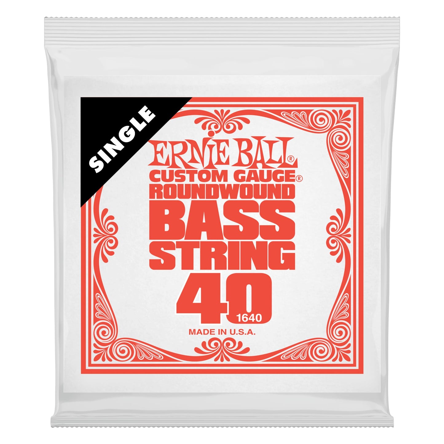 Ernie Ball Nickel Wound Electric Bass Single String .040 Gauge