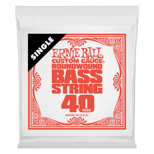Ernie Ball Nickel Wound Electric Bass Single String .040 Gauge
