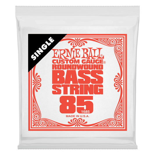 Ernie Ball Nickel Wound Electric Bass Single String .085 Gauge