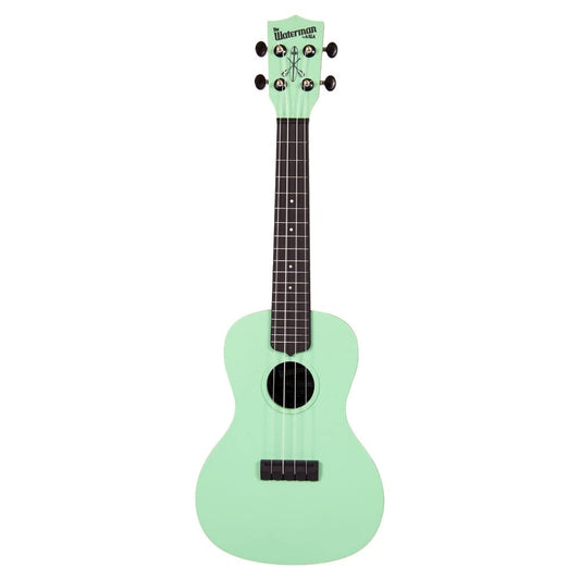 Kala Brand Music Co. Concert Waterman, 4-String Ukulele, Sea Foam Green, (KA-CWB-GN)