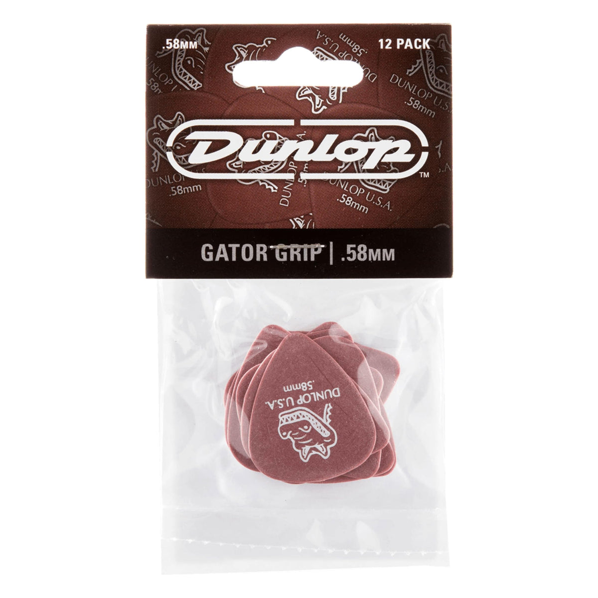 Dunlop Gator Grip®, Red, 58mm, 12/Player's Pack