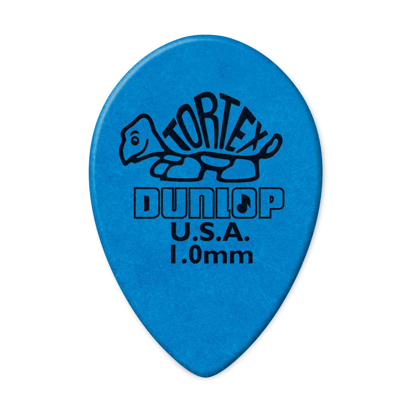 Dunlop 423R1.0 Tortex® Small Tear Drop, Blue, 1.0mm, 36/Bag