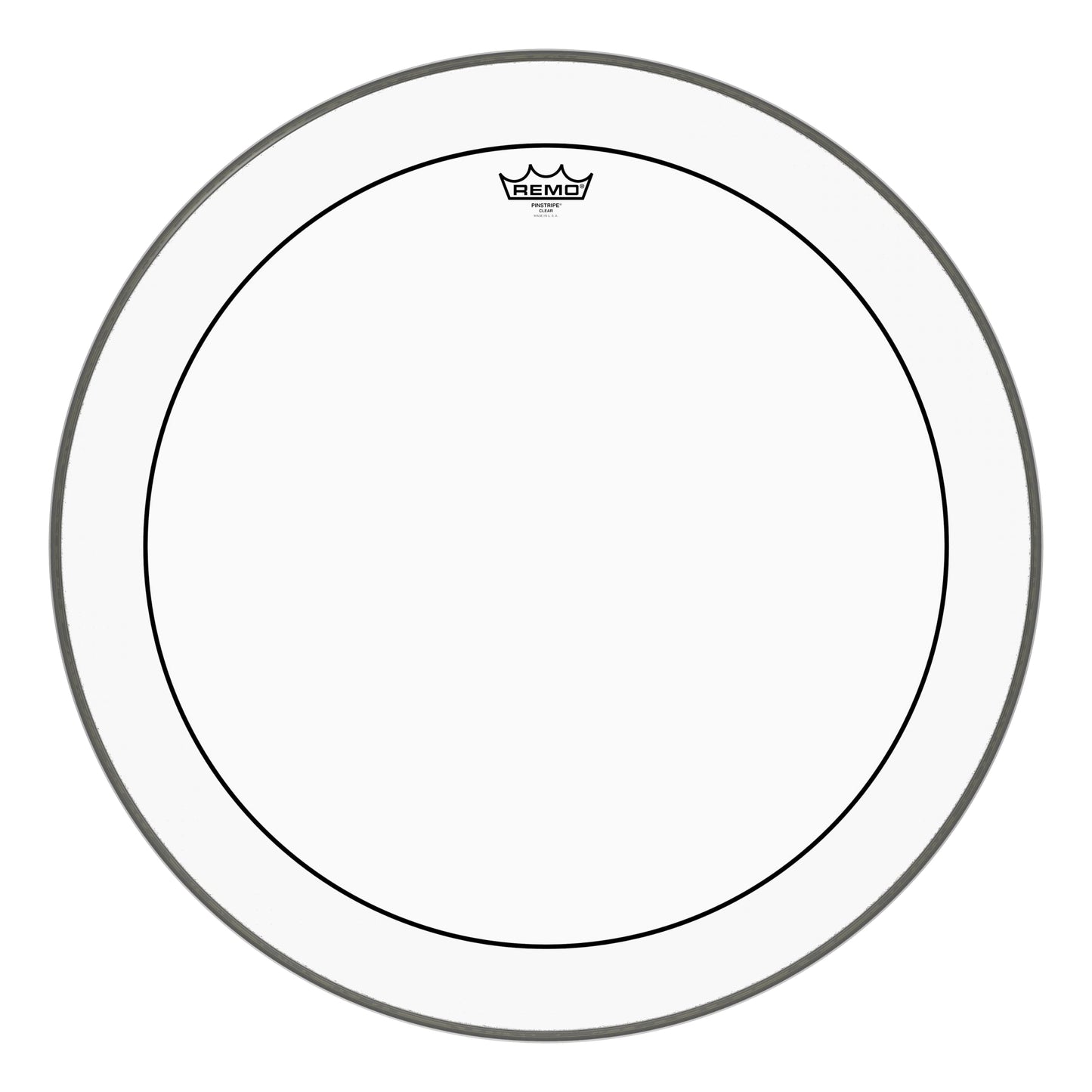 Remo Pinstripe Clear Bass Drumhead, 26"