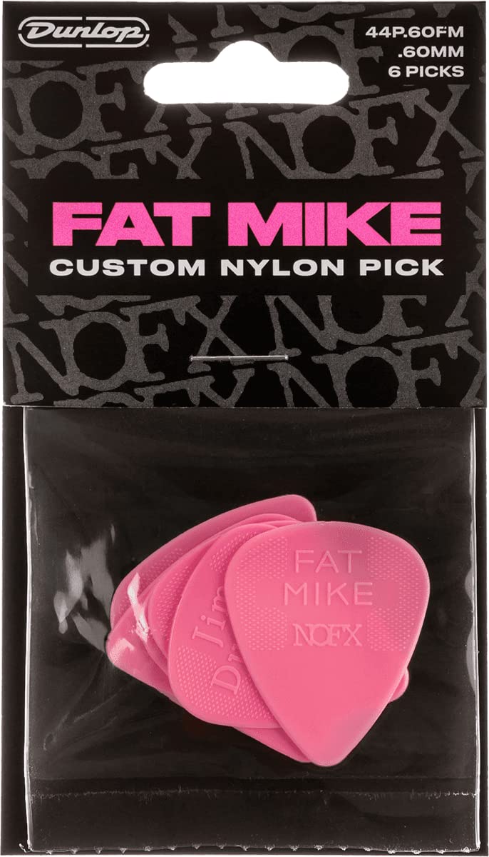 Fat Mike Custom Nylon Pick .60MM - 6 Pack