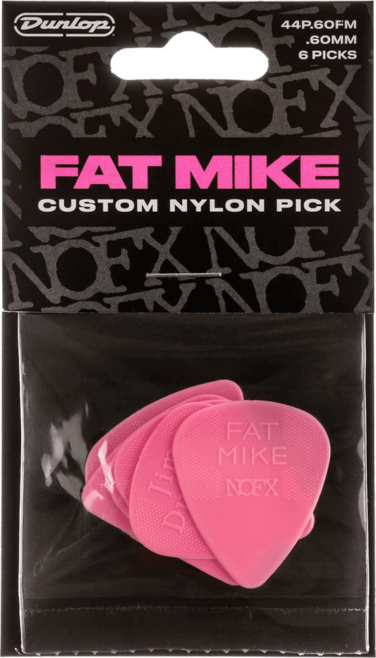 Fat Mike Custom Nylon Pick .60MM - 6 Pack