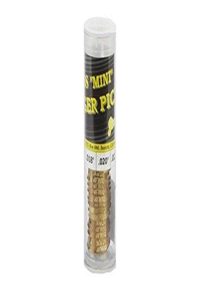 JIM DUNLOP Brass Mini FingerGuitar Pickss .015 In, 20/Tube