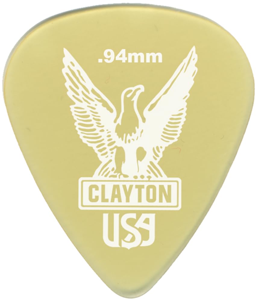 Clayton Ultem Guitar Picks (Select from gauges .38mm - 1.20mm)
