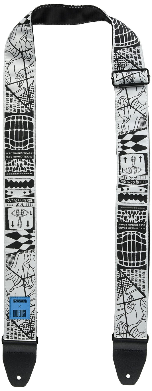 Dunlop I Love Dust Electronic Tears Guitar Strap