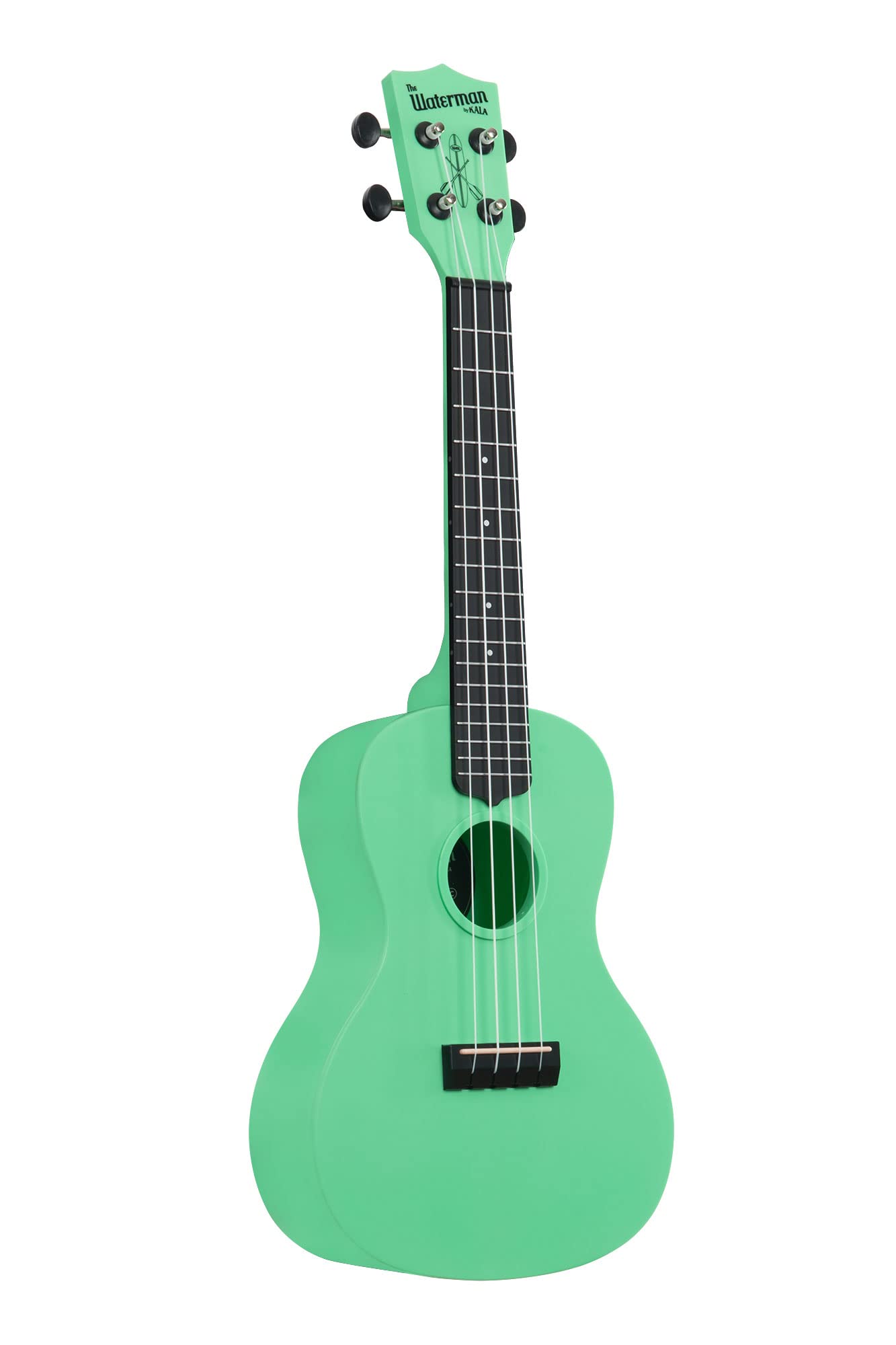 The Waterman Beach Collection - Sea Foam Green Concert Ukulele by Kala (KA-WMS-GN-C)